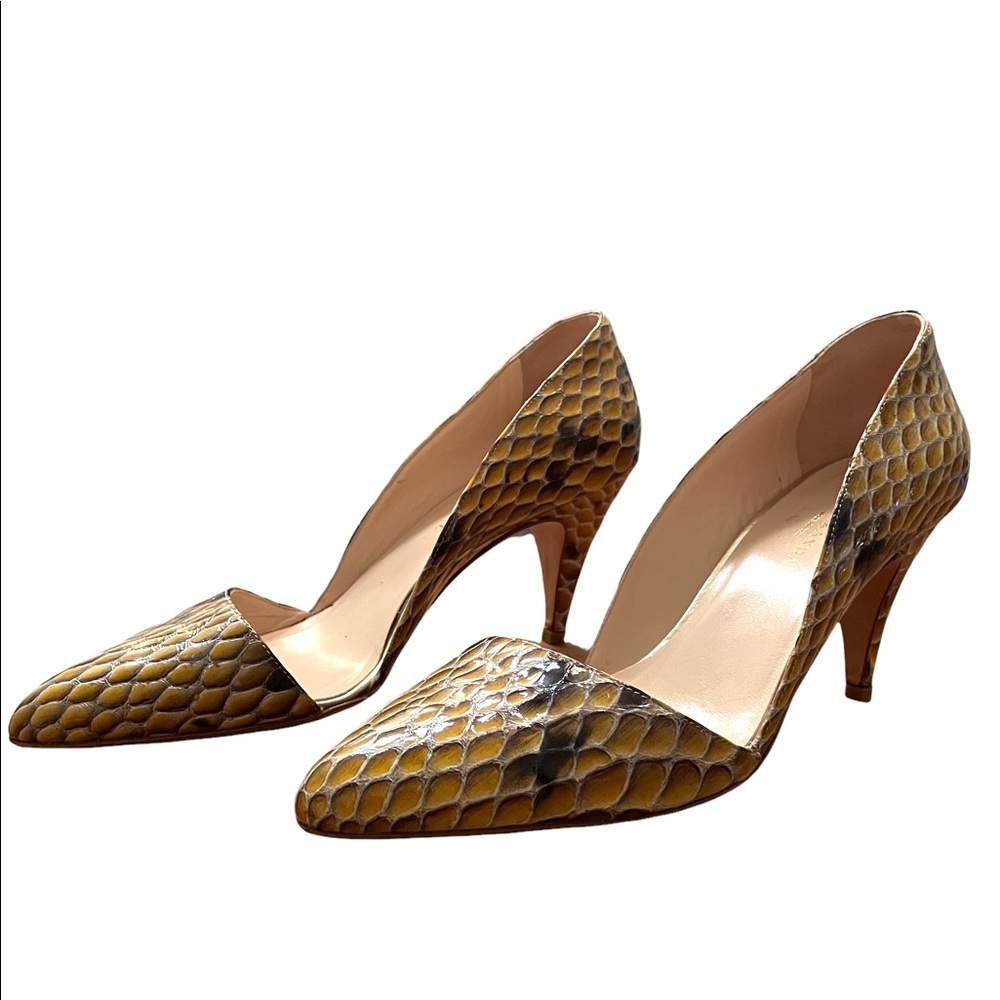 Loeffler Randall Gillian D’orsay Python Heels - image 1